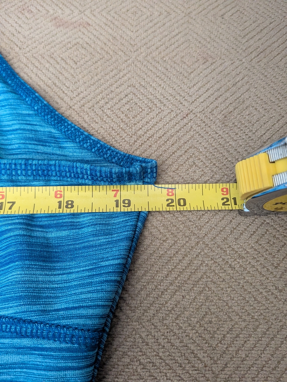 Danskin Blue Racerback Tank - Picture 6 of 7